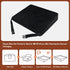 JZHLLA 16 18 2-4 Inch Wedge Wheelchair Seat Cushion Velvet and High Density Foam Wheelchair Cushions with Adjustable