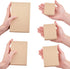 WANDIC Set of 5 Paper Mache Rectangular Mini Kraft Boxes with Lids for Crafting and Storage Accessories, Jewelry Gifts