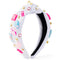 PANTIDE Candy Jeweled Knotted Headband, Sugar Lollipop Rhinestone Crystal Embellished Fashion Hairband for Women