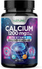 Advanced Bone Support Calcium 1200mg with Vitamin D3 for Best Absorption - 60 Tablets, Easy to Swallow
