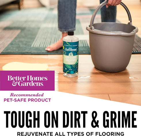 Aunt Fannie's Ultra Concentrated Floor Cleaner - Eucalyptus Scent, Multi-Surface Cleaner for Mopping, 32 oz. (Pack of 3)
