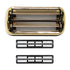Replacement Foil and Cutter for BaBylissPRO Barberology Electric Shaver, Double Foil Shaver Replacement Head (Golden)