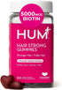 HUM Hair Strong Daily Hair Growth Gummies with Biotin, Zinc, Vitamin B12