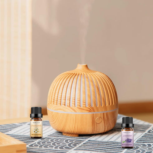 Sedbuwza Lavender Chamomile Essential Oil Set, Lavender and Chamomile Scent Oils for Diffuser, Aromatherapy, Candle