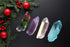 JIC Gem 4 pcs Healing Crystal Single Point Wand - Auqa Aura, Angel Aura, Angel Amethyst, Tourmaline