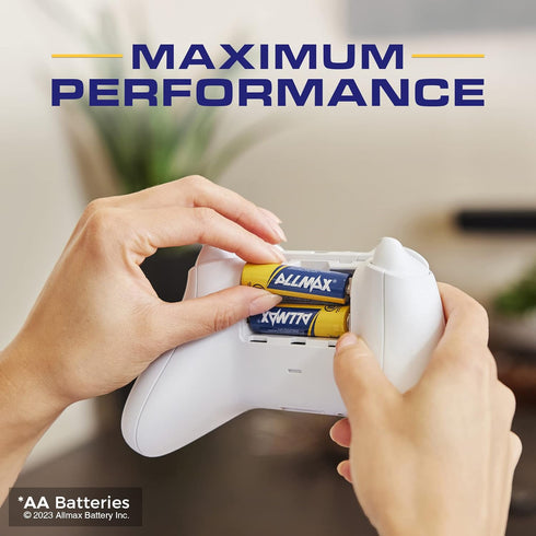 Allmax 36 Count AA Maximum Power Alkaline Batteries – Ultra Long-Lasting, 10-Year Shelf Life