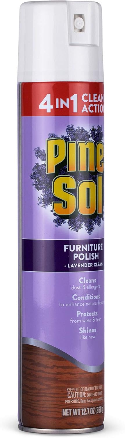 Pine-Sol Furniture Polish Spray, 12.7 Ounces, Fresh Lavender Scent
