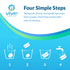 Night Guard Cleaner Tablets, Antibacterial Cleanse for Retainer & Denture, Removes Stains, Plaque, Odor for False Teeth
