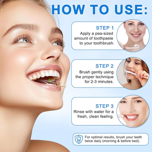 PULLING OIL 9.9% Hydroxyapatite Toothpaste, Nano Hydroxyapatite Toothpaste Protects Enamel and Strengthens Teeth