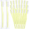 CHENGU 200 Pack Individually Wrapped Disposable Toothbrush Bulk, Single Use Travel Toothbrushes for Adults (Yellow)
