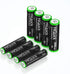 HiQuick AA AAA Rechargeable Batteries Combo - 2800mAh AA (4 Pack) and 1100mAh AAA (4 Pack), 1.2V Ni-Mh