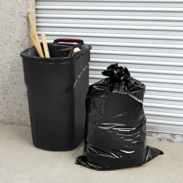 QQOUTLET Large 50"x50" 50 Gallon Heavy Duty Trash Can Bags - 2 Mil