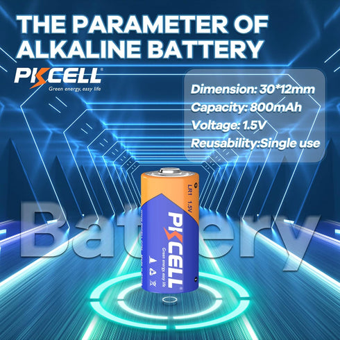 PKCELL 40 Counts 1.5V LR1/MN9100/E90/N Size Alkaline Batteries, Leak-Proof, High Performance, Suitable for Electronic