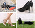 Clear High Heel Protectors, FARCURN Soft Heel Covers for Walking on Grass, 3 Sizes (S/M/L) 3 Pair Pack
