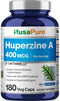 NusaPure Huperzine A - 400mcg, 180 Veggie Capsules (Vegetarian, Non-GMO, Vegan)