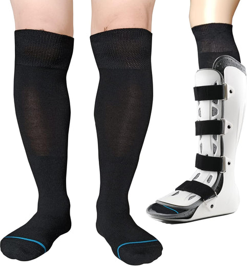 LORVVDE Walking Boot Socks Replacement Sock Liner for Orthopedic Boot Walker Brace, Cast