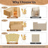 Sublaga 70 Pack 14" 8.3" 3.5" Packaging 75 Bread Bags with Tin Tie Tab Lock, Large Kraft Paper Sour Dough Bag