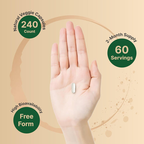 NatureBell Glutathione Supplement 2,000mg Per Serving, 240 Veggie Capsules | 98%+ Purity Verified, Bioavailable Reduced