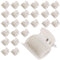 Tbestmax 24 Hot Roller Clips - Hair Curler Claw Clip Replacement for Women Girls, White