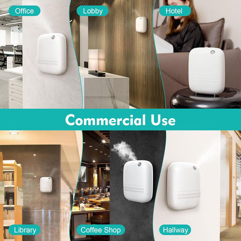 Scentiplus 400ml 2000 Scent Air Machine for Home, & Sq. Ft Coverage, Bluetooth Waterless Essential Oil Diffuser