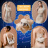 Luxe Wearable Neck & Shoulder Massager with Heat, Eco-Friendly Material, Ergonomic Design, Deep Kneading for Pain