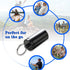Portable Pill Holder Keychain - Aluminium Alloy Waterproof Pill Box Container for Outdoor Travel, Small Daily Case, 2PCS