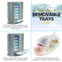 Pack 2 7 MEDca Weekly Pill Organizer, of Dispensers, Stackable Compartments Four Times-a-Day - Morning, Noon, Evening