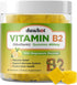 Vitamin B2 Gummies with Magnesium, Riboflavin 400mg for Migraine Relief & Headache Relief, Vegan - 60 Chewable