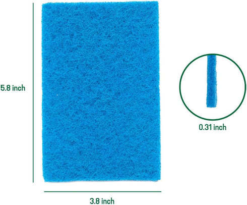 Pine-Sol 5 Pack Non Scratch Scouring Pads - Household Scrubbing Tool for Cleaning Nonstick Cookware and Surfaces