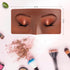 2Pcs 3D Reusable Silicone Makeup Practice Face, Mannequin Aid for Beginners and Professionals (Black+White)