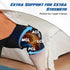 Nvorliy Plus Size Knee Brace for Knee Pain, Extra Large Knee Brace for Women and Men, Adjustable Knee Support with Side