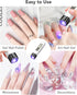Smiling Shark Gel Nail Light, Handheld UV Nail Light, Mini Portable Cordless USB Power Bank for Fast Curing & Manicure