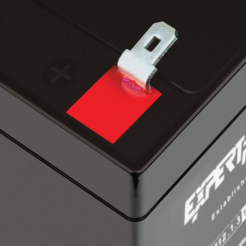 ExpertPower 12V 1.3Ah SLA Rechargeable Battery with F1 Terminals (EXP1213)