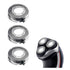 HQ8 Replacement Heads Compatible with Philips Electric Shavers, 3-Pack Razor Blades Fit Aquatec HQ8 Series Shaving Head
