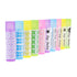 Kare & Kind Lip Balm Crafting Kit, Easy Filling Tray and Spatula, 50 Empty Tubes with Caps (10x5 Colors)