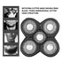 Replacement Heads for Shaver, Universal Electric Beard Shaver Replacement Blades, 5 Head Accessory