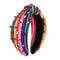 Knot Headband Colorful Rhinestone Mexican Fiesta Hair Accessories, Embroidered Party Headband