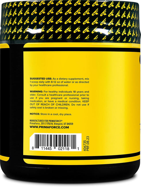 Primaforce L-Arginine Complex Powder (30 Servings | Peach Mango) Protein Building Supplement for Maximum Gains
