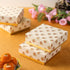 Desi Favors Floral Printed Sweet Boxes for Indian Sweets, Cookies, Mithai, Gift Boxes with Lids, 2.95x5.51 Inch (Pack