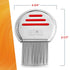 Lice Comb - Pack of 2 Stainless Steel Professional Combs for Lice Treatment, Best Results for Kids & Adults