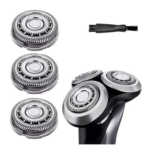 SH60/72 Replacement Heads for Philips Series 6000 Razor Shavers, Compatible with Norelco Models S6810/82, S6850/85