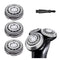 SH60/72 Replacement Heads for Philips Series 6000 Razor Shavers, Compatible with Norelco Models S6810/82, S6850/85