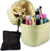 Makeup Bag Travel Cosmetic Organizer, Small Makeup Brush Holder, Cute Portable Toiletry Storage Bag for Women