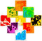 JUEOQOY Squishy Liquid Sensory Tiles for Kids Ages 3+, Soft Glitter-Filled Tactile Pads