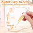 Meschett 4PCS Cuticle Oil Pens with Nail File, Natural Ingredients Nail Pen Oil for Repairing Cracked Fingernails