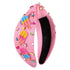 Ice Cream Popsicle Headband - Beaded Rainbow Knotted Headband for Women, Jeweled Crystal Embellished
