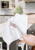 Cotton Terry Towels Cleaning Cloths, 100% Cotton Bar Rags, High Absorbent Terry Towels for Auto Detailing (50 Pack,