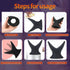 Yoikun Black Hollow Butt Plug, Silicone Butt Plug Anal Expander Vaginal Expander Anal Stretcher for Anal Trainer Anal