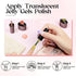 MIZHSE Jelly Gel Polish Set, 12 Colors Nude Translucent Spring Clear Pink Jelly Gel Nail Polish for Home Salon