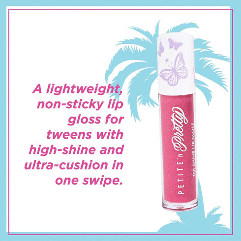 Petite 'N Pretty So Dreamy 10K Shine Lip Gloss Duo - Makeup for Kids, Tweens, Teens, High Shine, Made in the USA